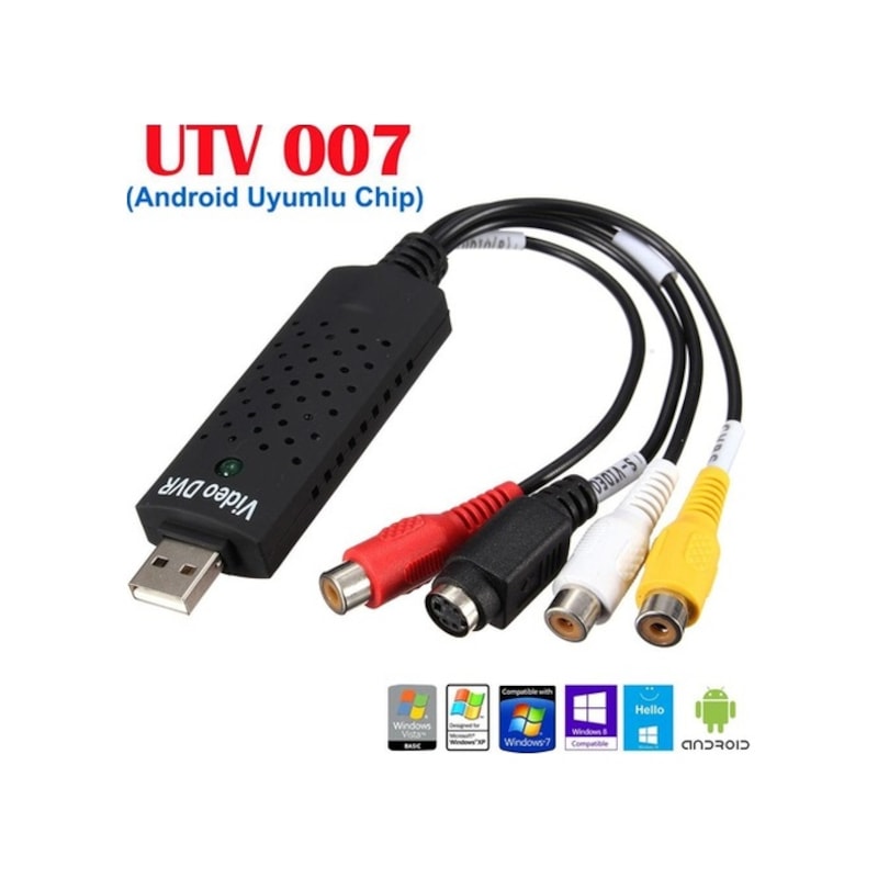 Easiercap Usb 2.0 Vcl-up01 1 Kanal Vhs Hi8 Video Cevirici Capture -1