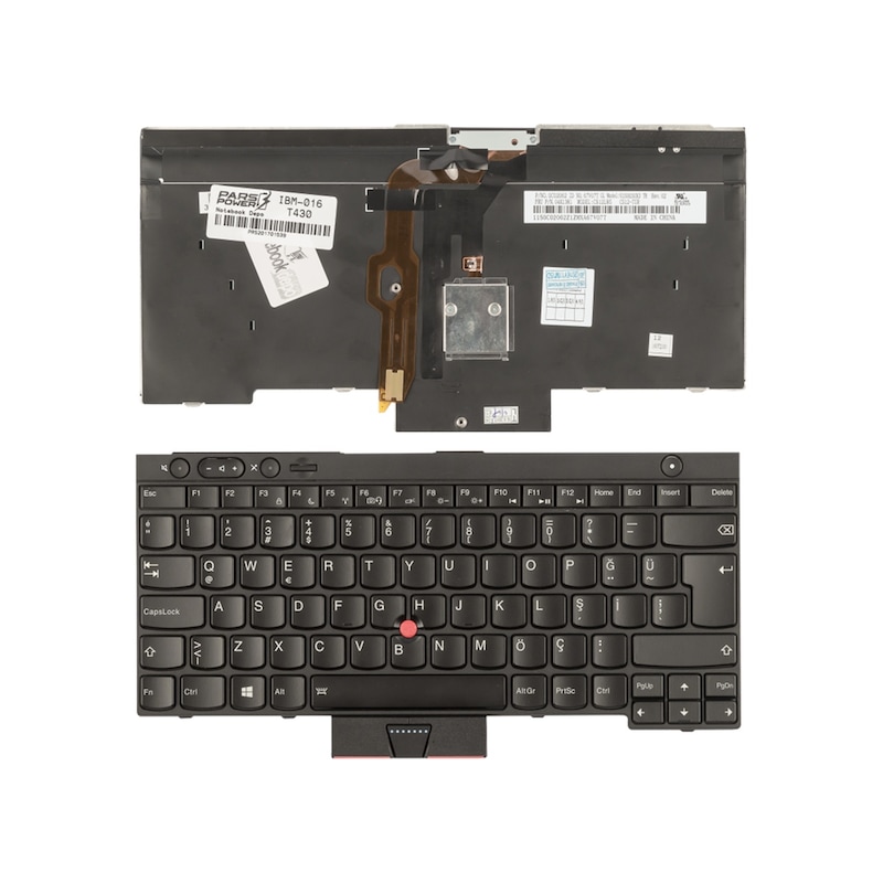 Lenovo Uyumlu Thinkpad T430sı 2352- 2353 Klavye (siyah Tr) Siyah - Işıksız -1