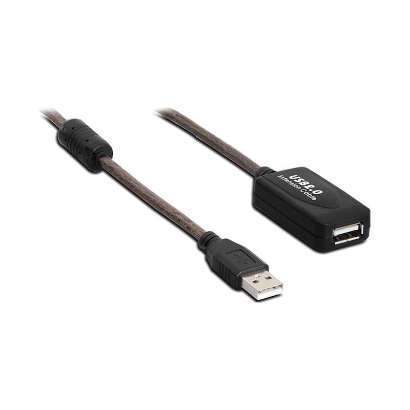 S-link Sl-ue140 Usb2.0 20m Şeffaf Uzatma Kablo -1