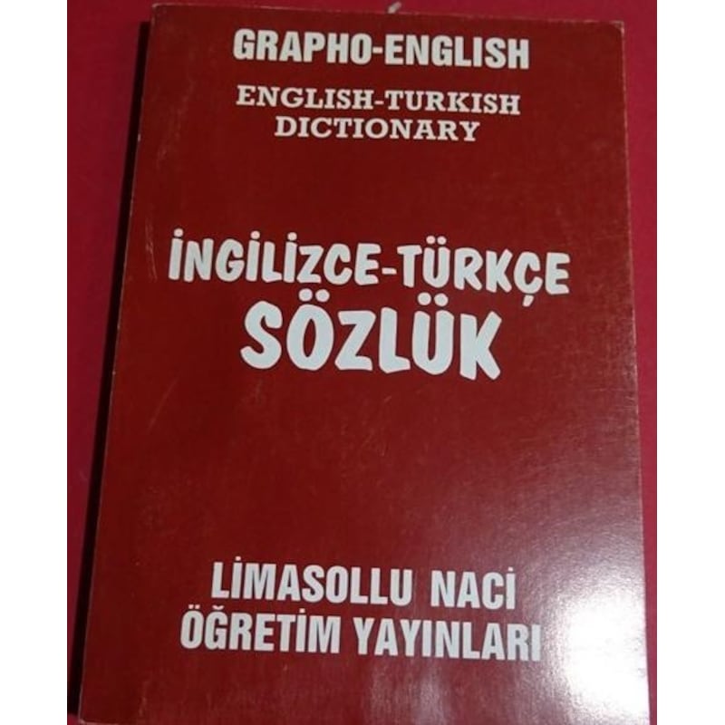 Dıctıonary Sözlük / Türkçe İngilizce Turkish English -1