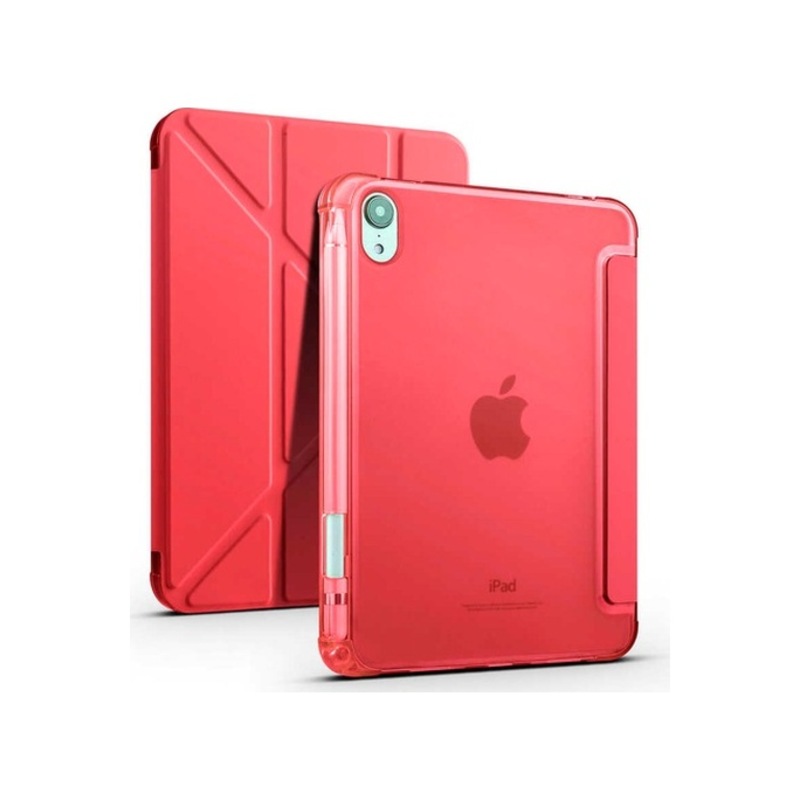 Ipad Uyumlu Mini 6 Uyumlu 2021 Kalemlikli Standlı Katlanır Tablet Kılıfı Rose Gold -1