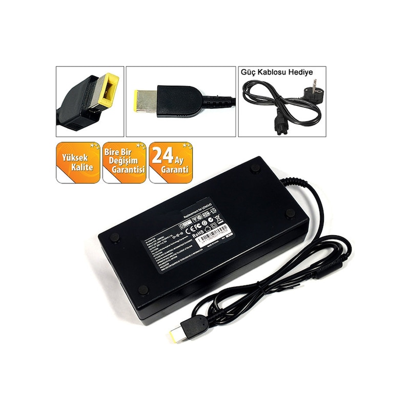 Lenovo Uyumlu Yoga 11e Chromebook Adaptör Şarj Cihazı 20v 4-5a -1