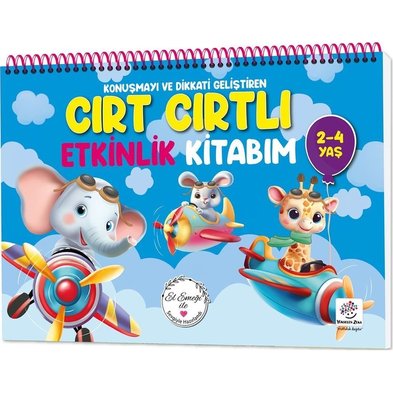 Konuşmayı Ve Dikkati Geliştiren Cırt Cırtlı Etkinlik Kitabım -1