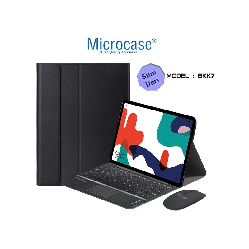 Huawei Uyumlu Matepad 10.4 Bt Touchpad Klayve+mouse+standlı Kılıf Bkk7 Çok Renkli -1