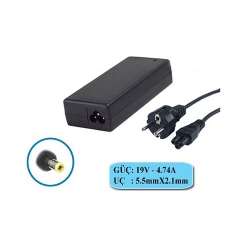 Zekicocuk Compaxe Cla-445 90w 19v 4.74a 5.5-2.1 Notebook Adaptörü -1