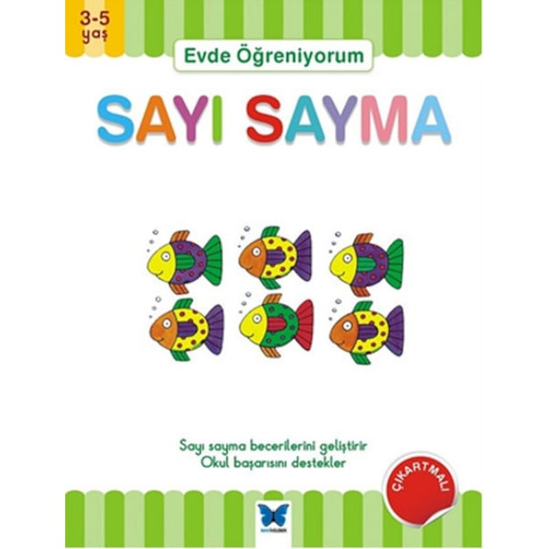 Evde Öğreniyorum - Sayı Sayma - Jenny Ackland Ackland - Mavi Kelebek -1