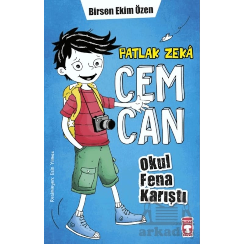 Patlak Zeka Cemcan - Okul Fena Karıştı Fleksi Cilt -1