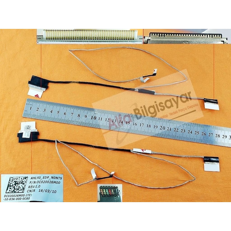 Laptopyedekparca Hp Uyumlu 15-ay023nt X8m42ea Data Kablo Lvds Flex Led Kablosu A++ -1