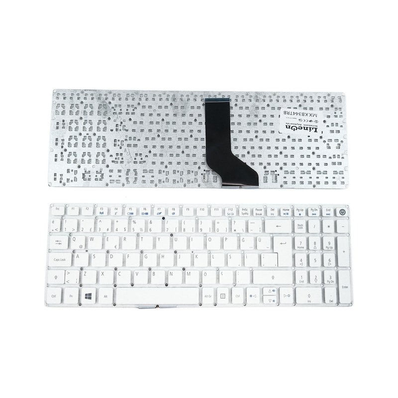 Acer Uyumlu Aspire Vx5-591g-52wn Beyaz Laptop Klavye Tuş Takımı -1