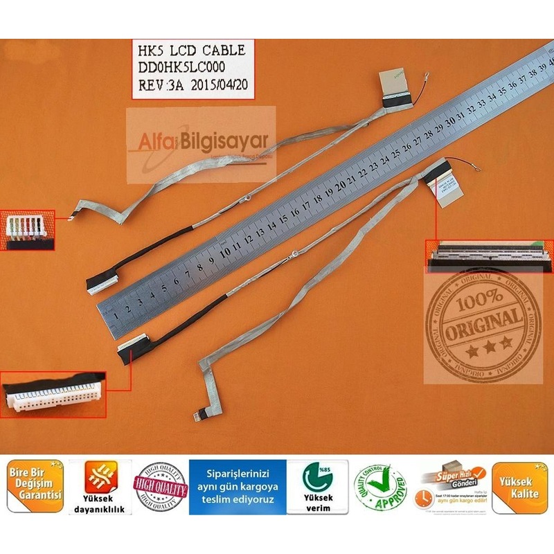 Alfabilgisayar Sony Uyumlu Vaio Sve151- Sve151  lcd Data Flex Lvds Kablo -1