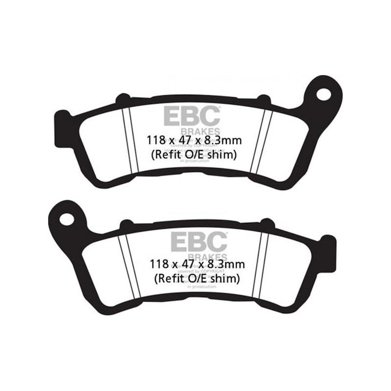 Ebc Fren Balatası Carbon Sfac388 2007-2013 Suzuki Burgman Uh 200 -1