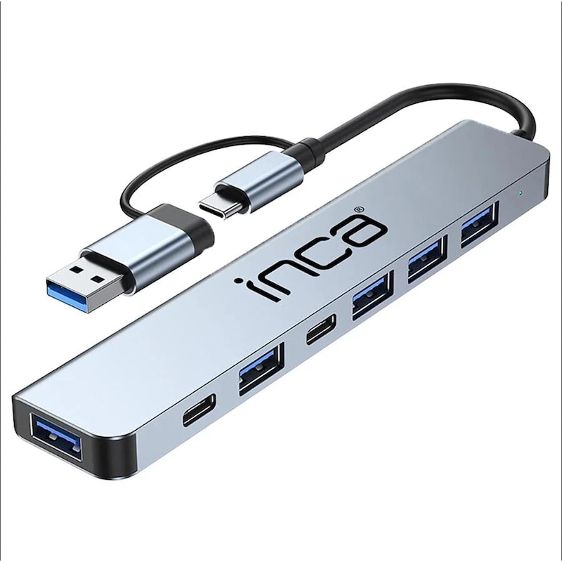 Inca Iutp-7t Usb/type-c Hub X7 Alüminyum Çoklayıcı -1