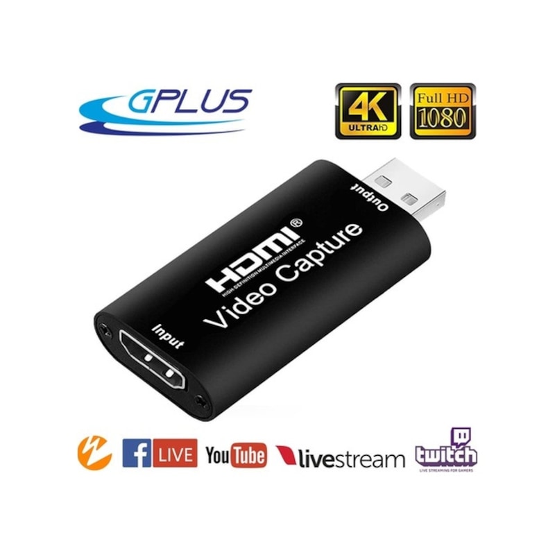 Gplus 4kvc200 Hdmı Ps4 Xbox Gamer Usb Video Capture Kartı -1