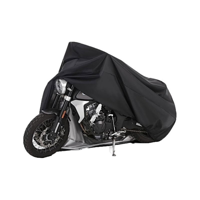Triumph Scrambler 1200 Xe Siyah Su Geçirmez Motosiklet Brandası Arka Çanta Uyumlu Değildir -1