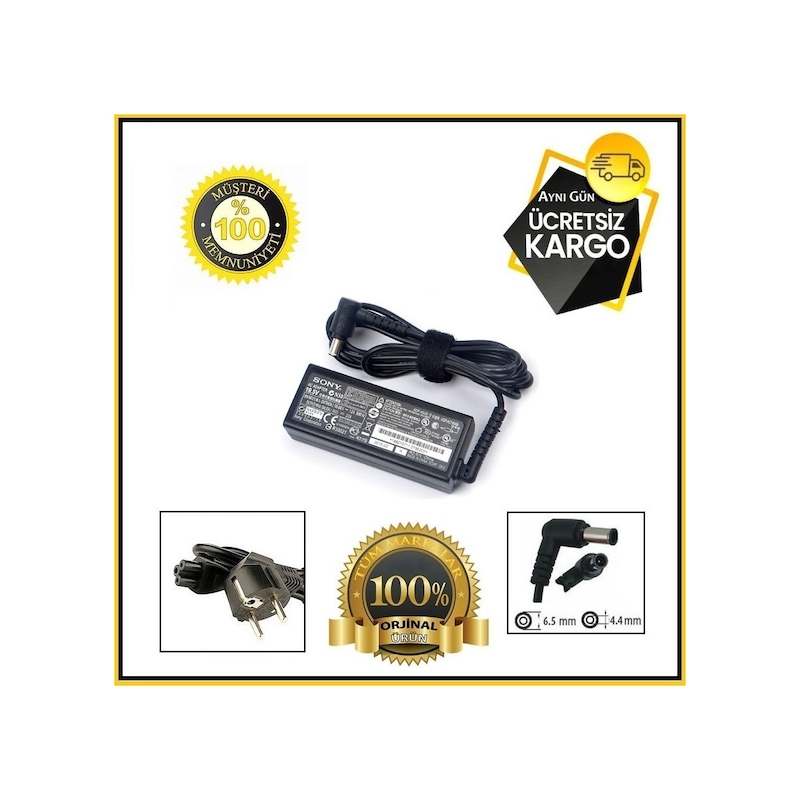 Sony Uyumlu Vaio Svf15n2z2e Svf15n2z2r 19.5v 2.3a Adaptör Şarj A -1