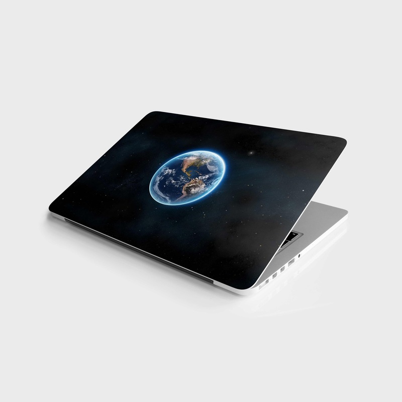 Laptop Sticker Bilgisayar Notebook Pc Kaplama Etiketi Earth -1