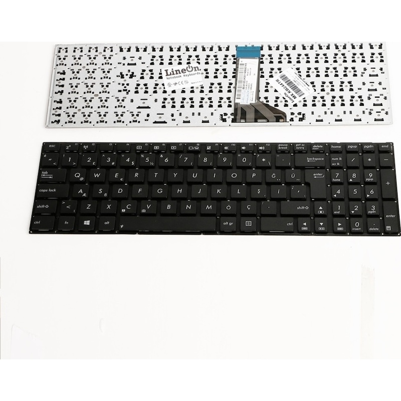 Laptopshop Asus Uyumlu A555l Klavye Tuş Takımı Siyah Türkçe 219836794 -1