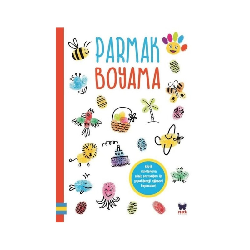 Parmak Boyama - Kırmızı- Net Çocuk Yayınları -1
