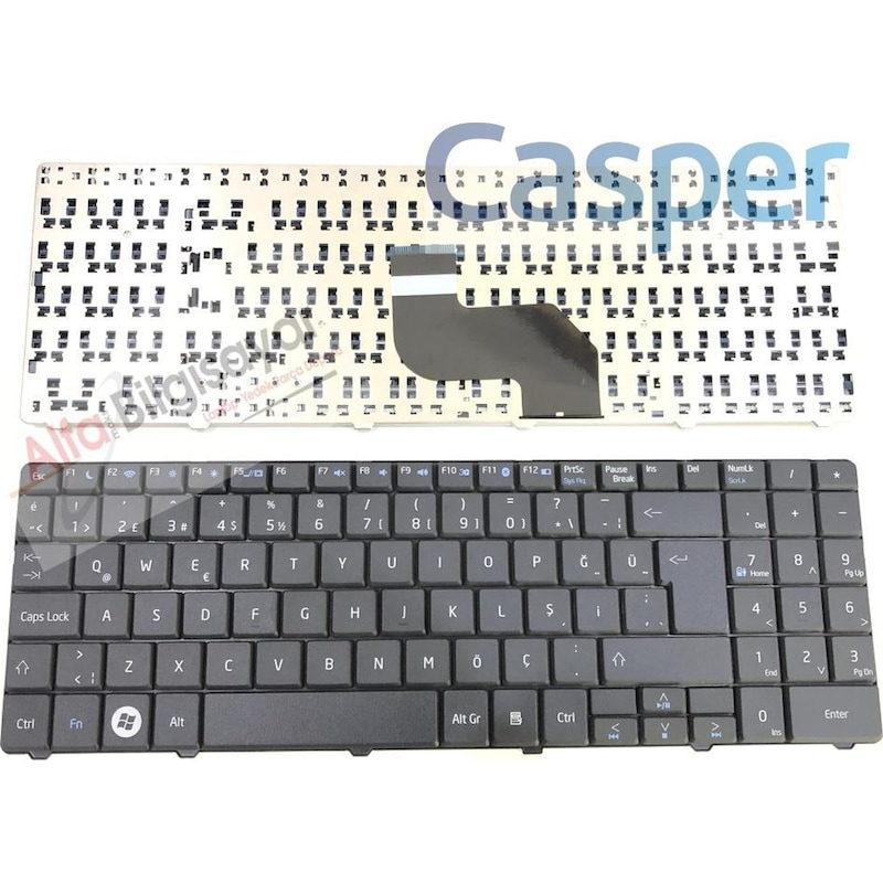 Casper Uyumlu Nirvana Cnc.2450-6k35b Klavye. Tuş Takımı Q-türkçe -1