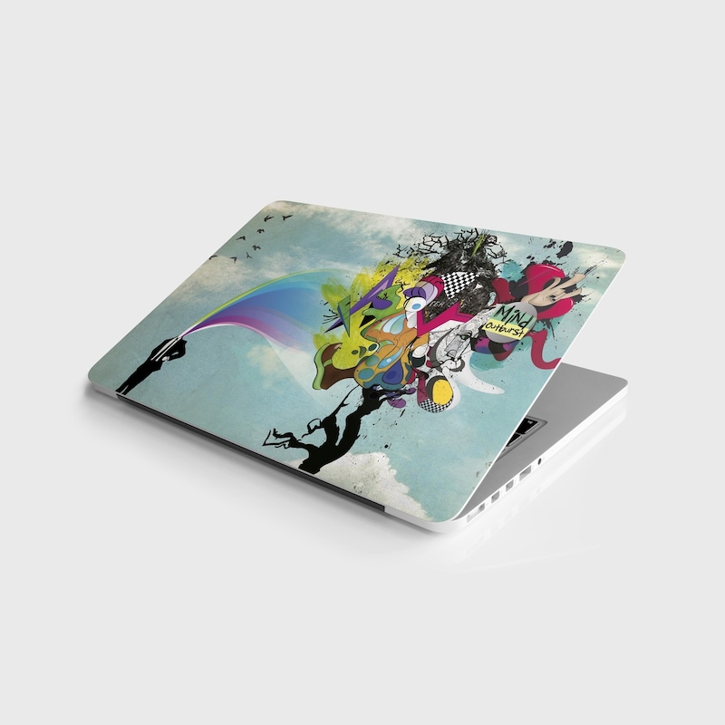 Laptop Sticker Notebook Kaplama Etiketi Mind -1