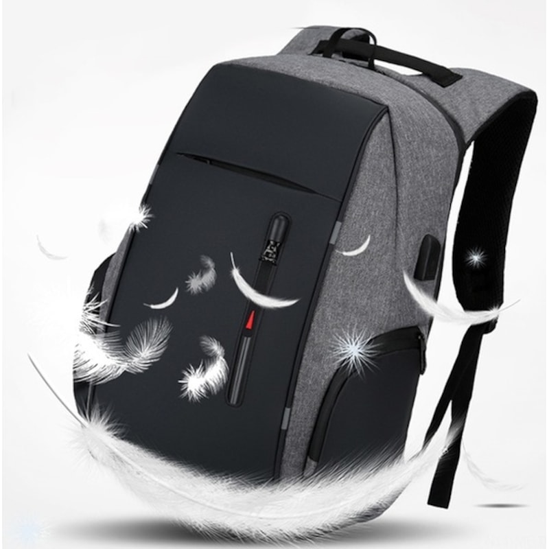Tmall Usb Su Siyah Sırt Şarjlı Mufunye Laptop Kapasiteli Geçirmez Çantası Çantası Büyük 17 - Nz Siyah -1
