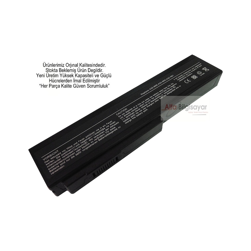 Laptopyedekparca Asus Uyumlu N61 N61vg Batarya Pil Güçlü Güvenli -1