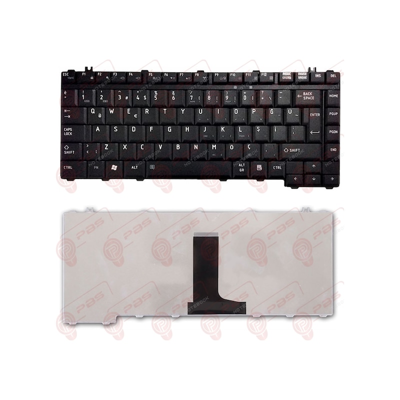Toshiba Uyumlu Satellite Pro A200-20j- A200-20k Klavye Siyah Tuş Takımı -1