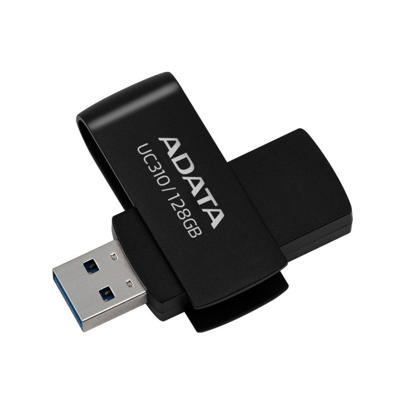 Adata Uc310-128gb 128gb Usb3.2 Gen1 Black Flash Bellek -1
