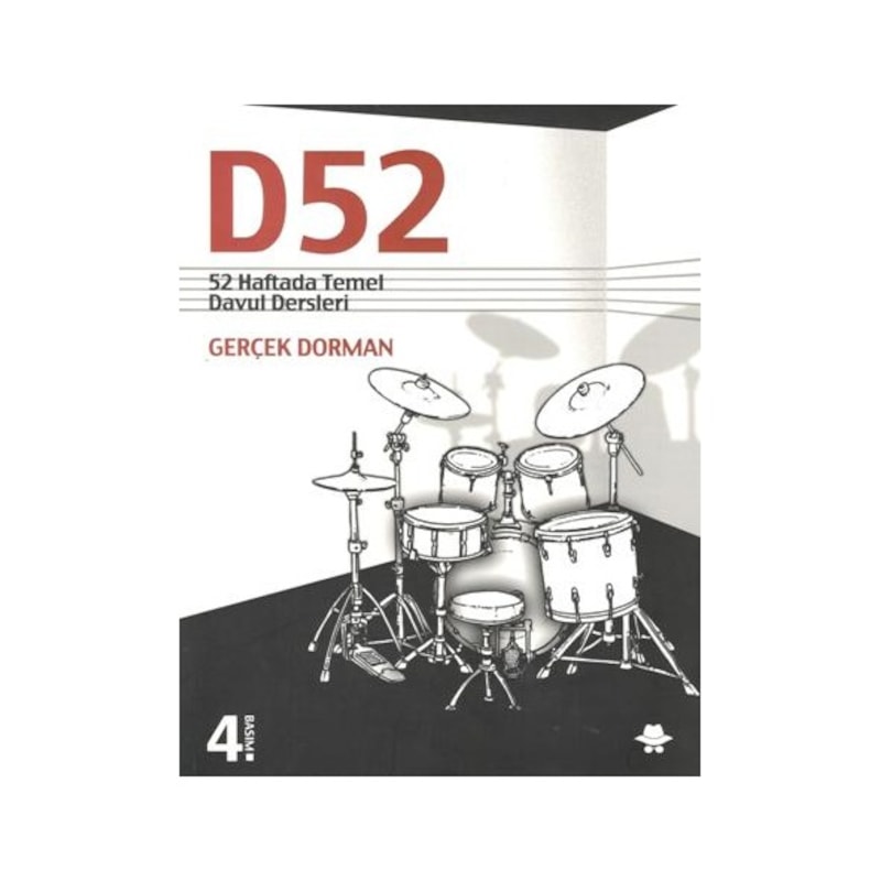 D52 - 52 Haftada Temel Davul Dersleri - Gerçek Dorman - Görünmez Adam Yayıncılık -1