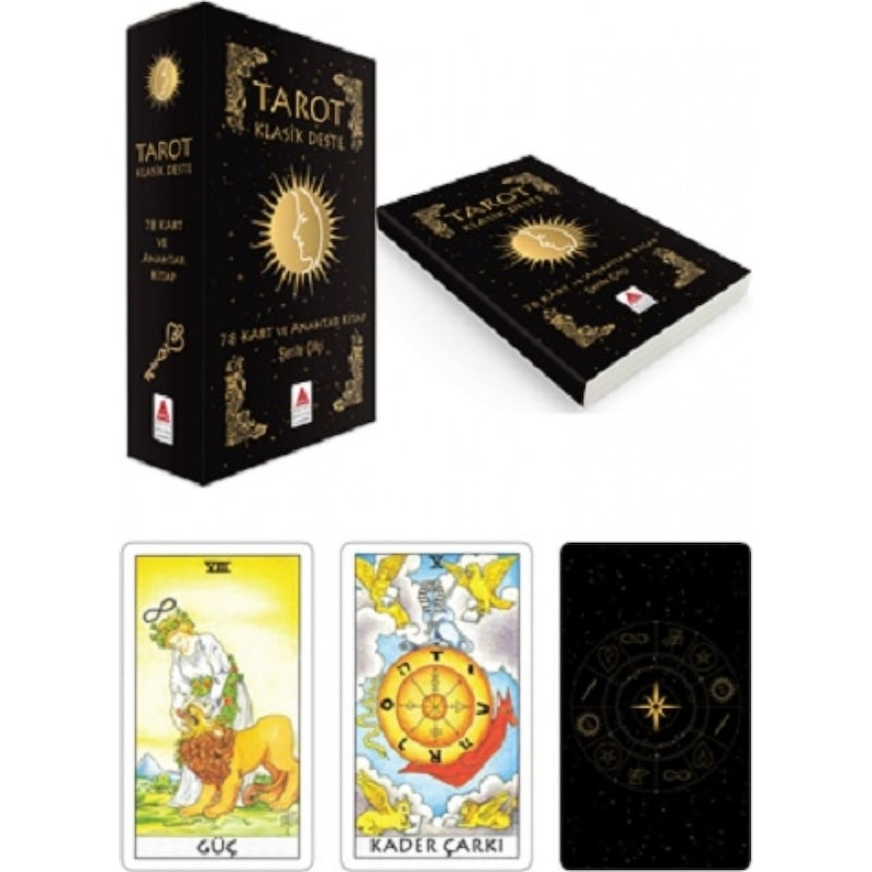 Tarot - Klasik Deste 78 Kart Ve Anahtar Kitap- Delta Kültür Yayınevi - 1