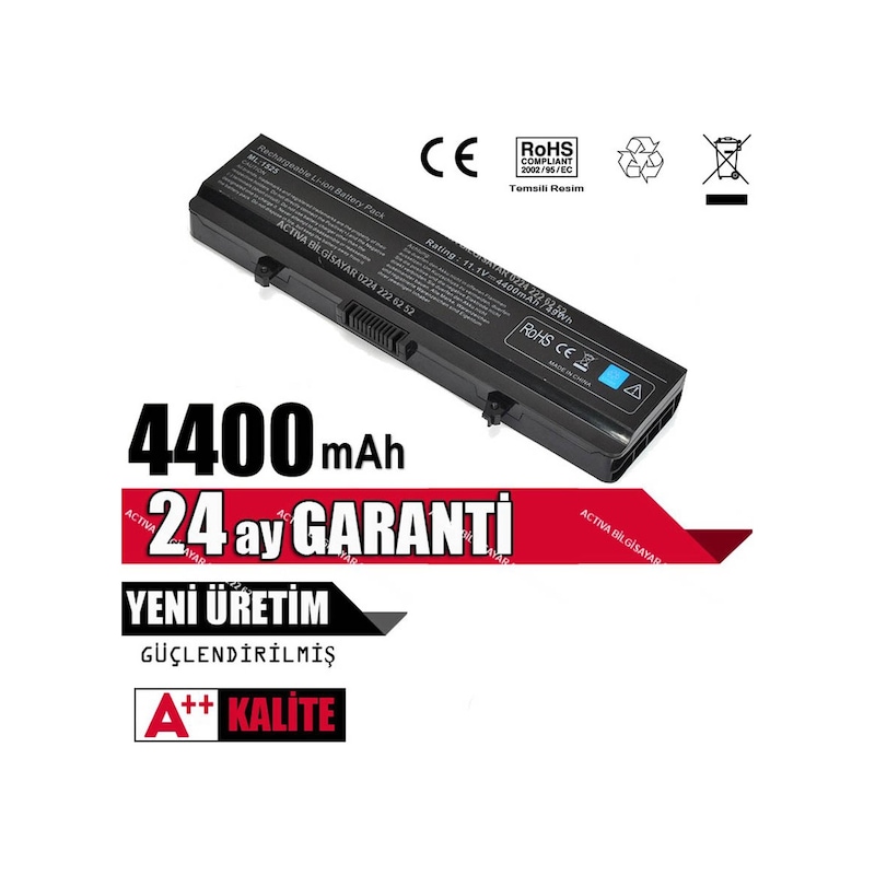 X284g Dell Uyumlu Insprion Batarya. Pil -1