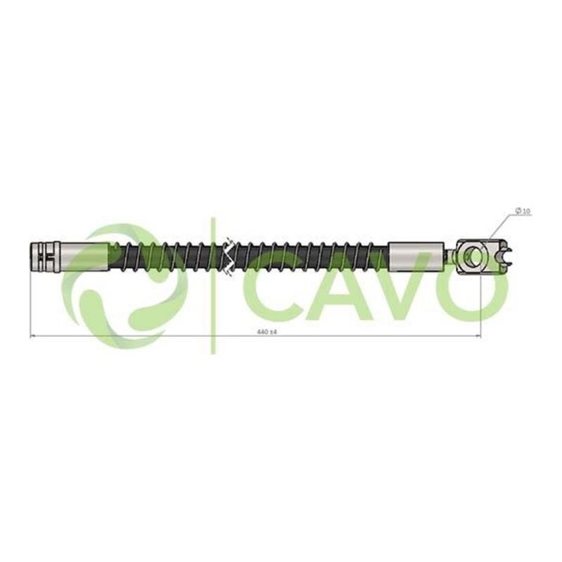 Cavo Fren Hortumu Arka 17inc Touareg 03 18 Q7 10 15 Cayenne 03 10 Aod-cavo C900 221a -1