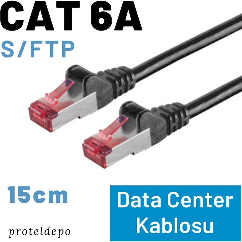 Irenis Cat 6a Kablo S/ftp Ethernet Data Center Patch Kablo 15 Cm -1