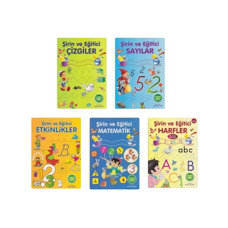 Parıltı Okul Öncesi Eğitim Seti 5 Kitap Set -1