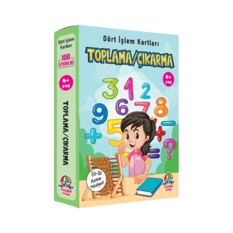 Dört İşlem Kartları - Toplama/çıkarma (6+ Yaş)- Yağmur Çocuk -1