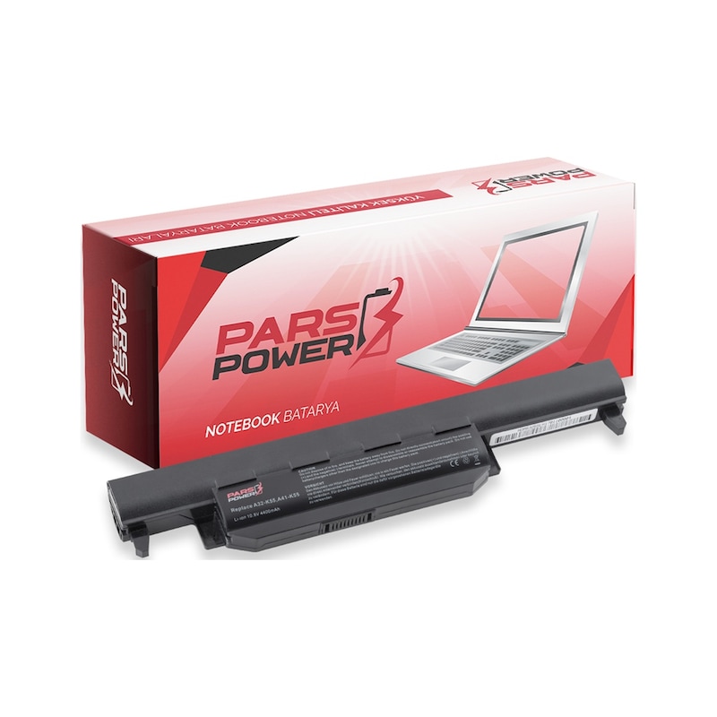 Asus Uyumlu X55u-sx045d. X55u-sx045h Notebook Batarya - Pil Pars Power - 1