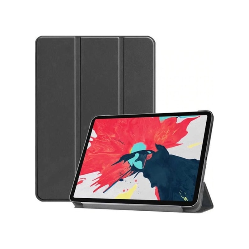 Pilanix Huawei Uyumlu Mediapad T3 10 Inç Için Standlı Kapaklı Arkası Şe (507344295) Siyah -1