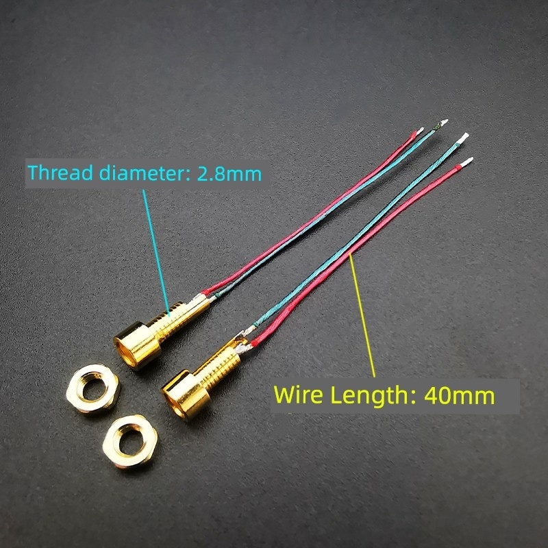 Mmcx Dişli Usb Fiş Seti - 2.8mm Diş- 40mm Kablo - 1 Çift Um22820-2 Yurt Dışından -1