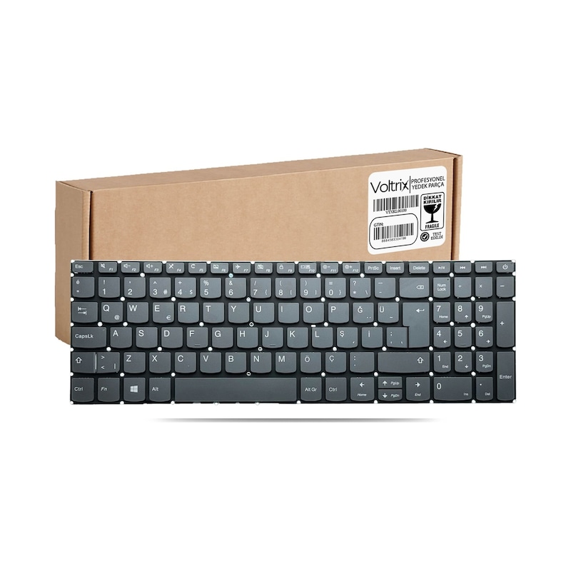 Lenovo İdeapad L340-15ırh Gaming 81lk003ftx Uyumlu Notebook Klavye - Füme Tr - 1