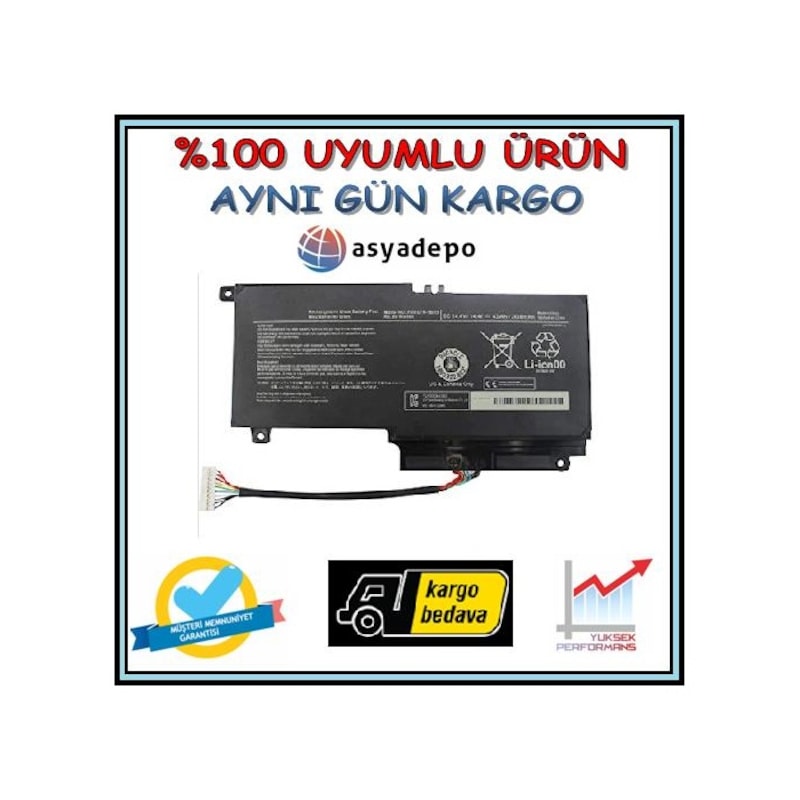 Asya.depo Toshiba Uyumlu Satellite L50d Batarya Pil -1