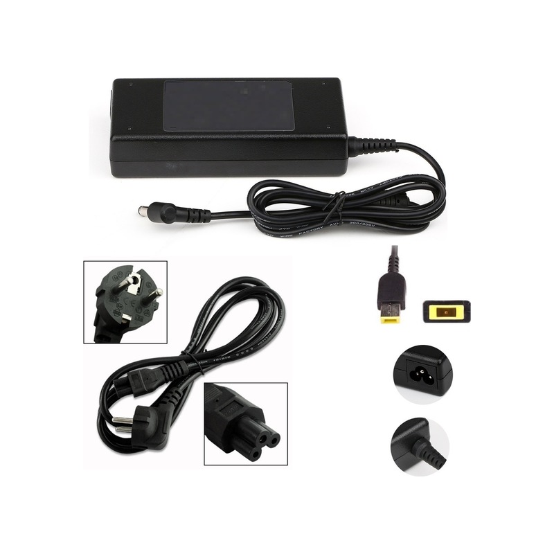 Lenovo 20v 4.5a 90w Uyumlu Adaptör Dikdörtgen Ve İğneli Uç Adaptör Şarj Aleti Şarj Cihazı - 1