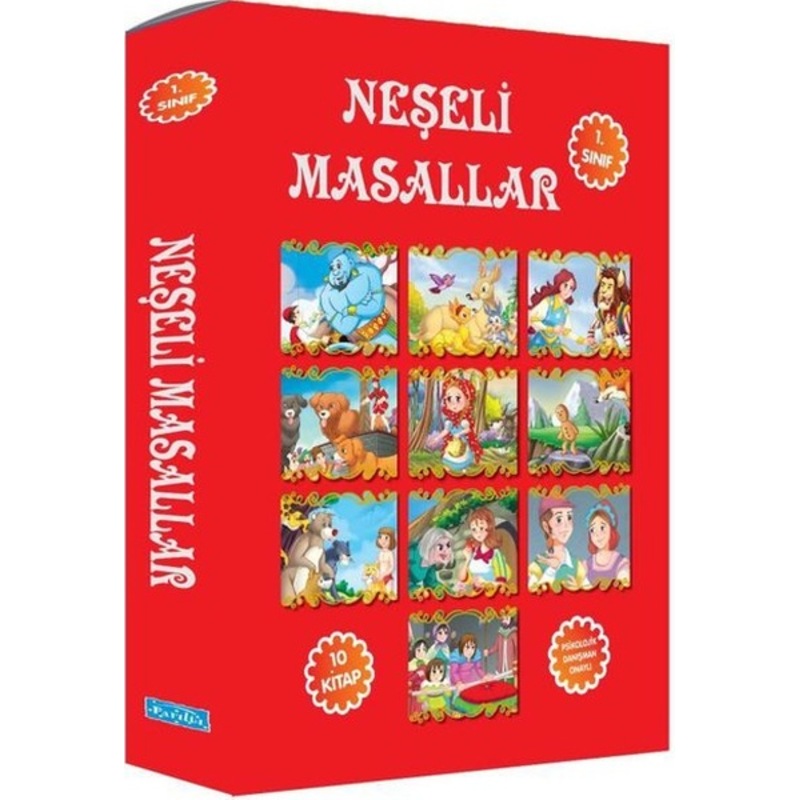 Neşeli Masallar Seti - 10 Kitap Takım- Parıltı Yayınları -1