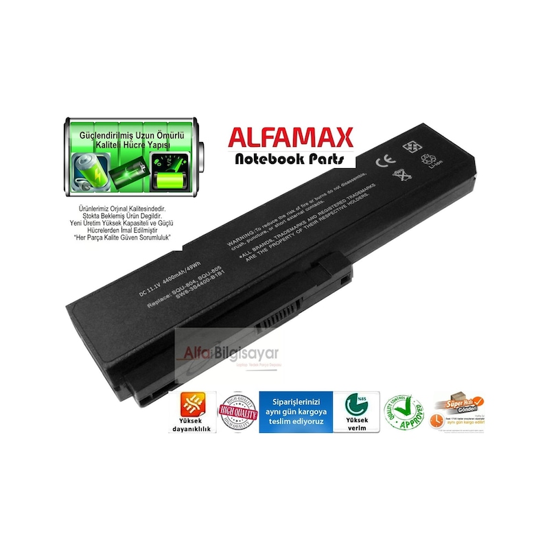 Alfabilgisayar Casper Uyumlu Nirvana 2tw8btlı660. 2tw9btlı660 Batarya A+++ Pil Güçlü G -1