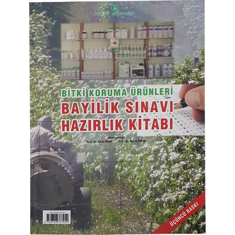 Yeni Baskı Bitki Koruma Ürünleri Bayilik Sınavı Hazırlık Kitabı -1
