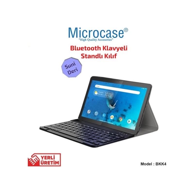 Lenovo Uyumlu Tab M10 Tb-x605fc Tb-x605lc Bluetooth Klavyeli Kılıf -bkk4 Çok Renkli -1