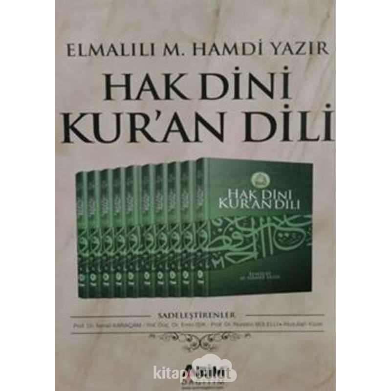 Hak Dini Kuran Dili (10 Cilt Takım ) Elmalılı Hamdi Yazır Azim -1