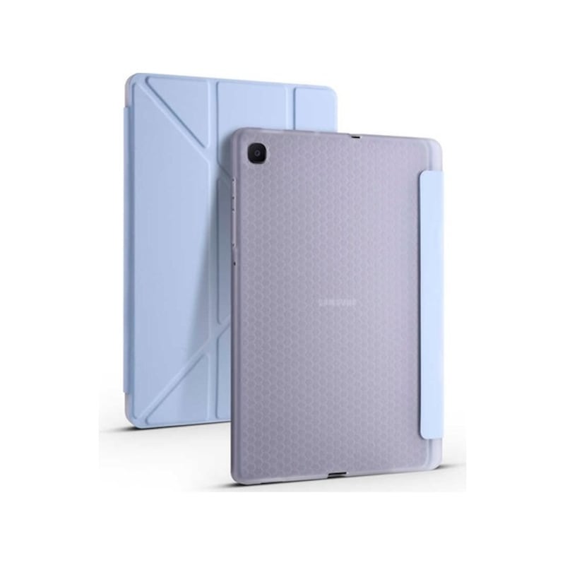 Samsung Uyumlu Galaxy Tab S6 Lite P610 Kılıf Tri Folding Smart With Pen Siyah -1