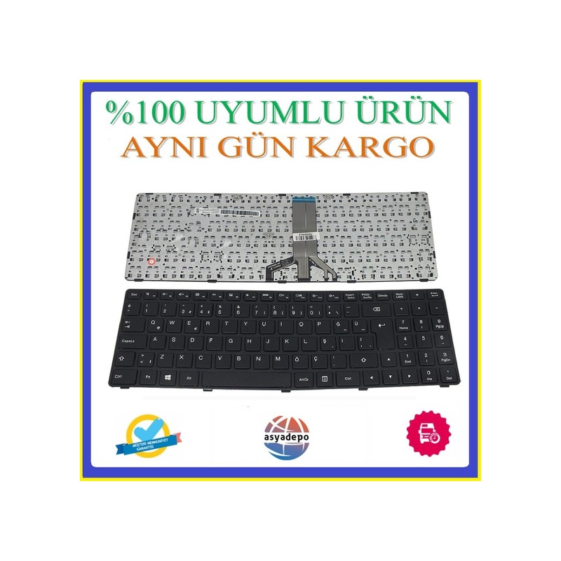 Asya.depo Lenovo Uyumlu 5n20k25444 Klavye Tuş Takımı Tr -1
