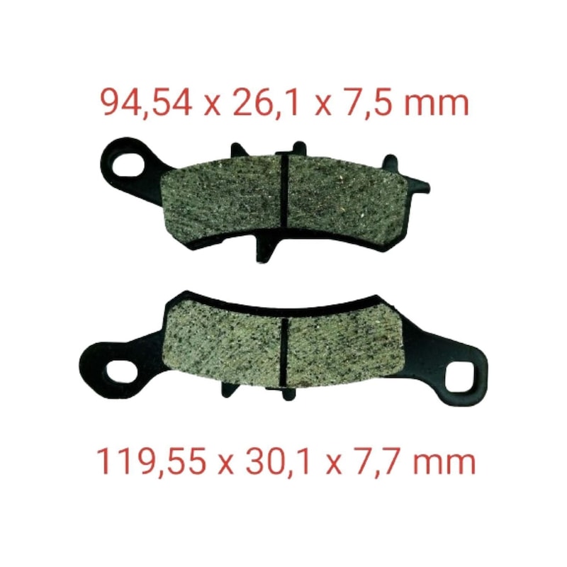 Tvs Ön Fren Disk Balatası Fa258 Fiero-kawasaki Kx 85 -1
