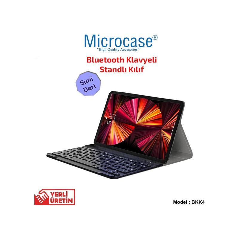 Microcase Ipad Uyumlu Pro 11 2021 Bluetooth Klavyeli Standlı Kılıf Bkk4 Çok Renkli -1